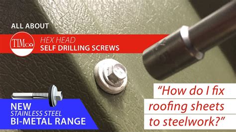 how to fix metal sheet roofing|roof sheet screws screwfix.